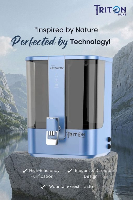 Triton Ultron Water Purifier RO – Mountain Black